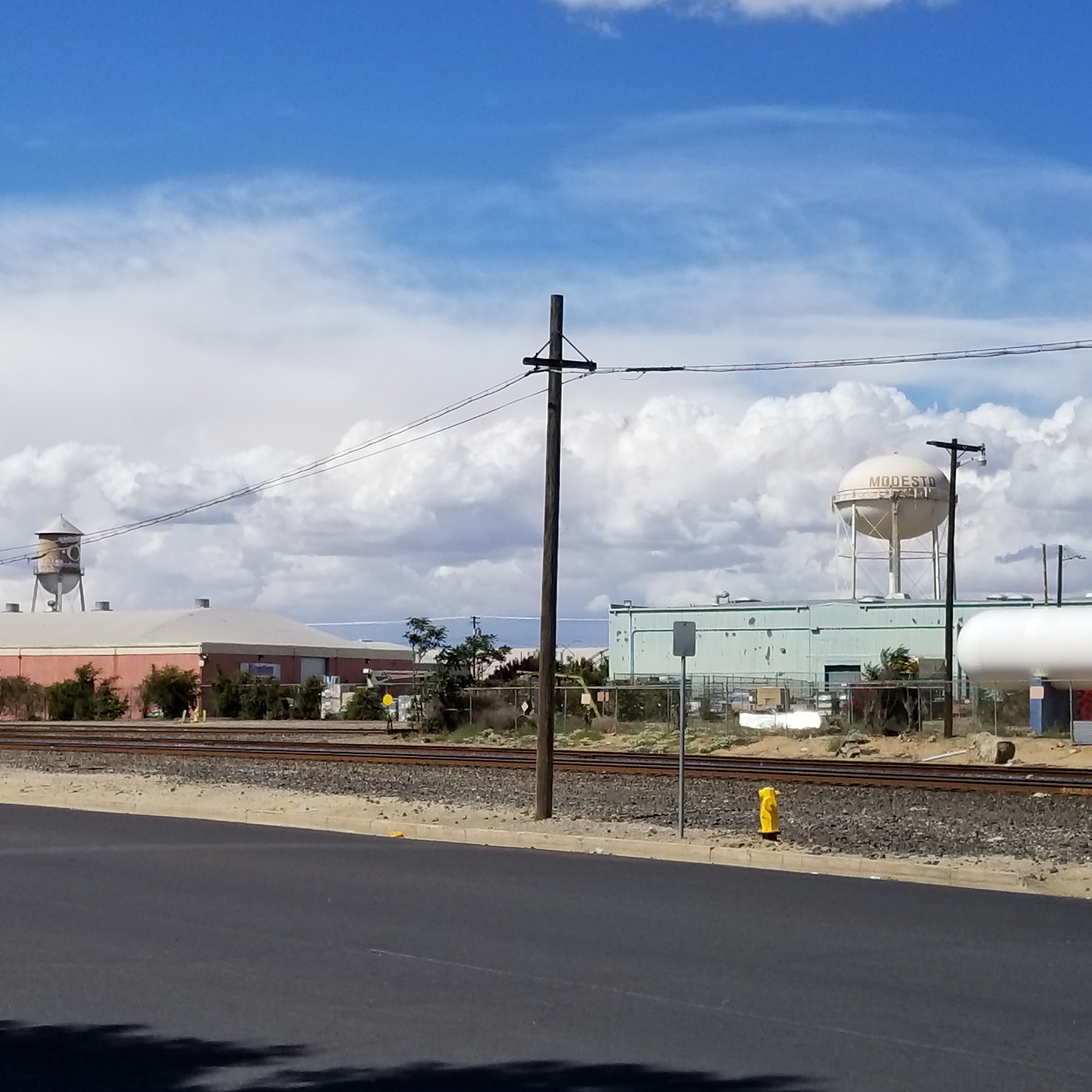 Modesto water towers